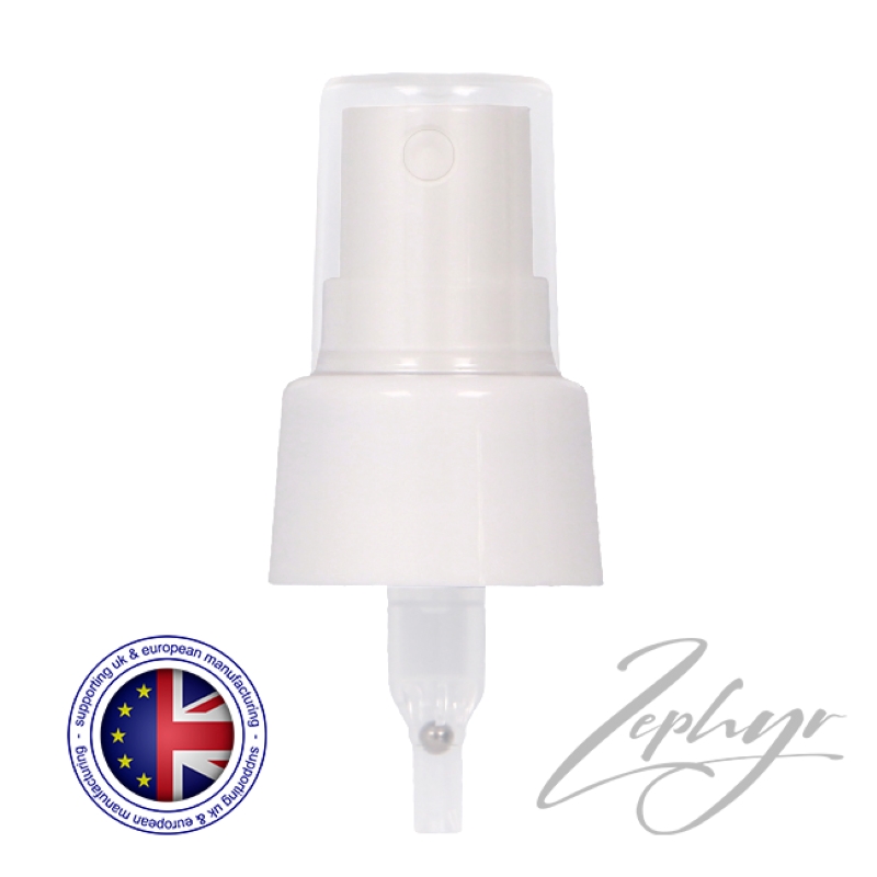 Smooth Wall White Zephyr Fine Mist Atomiser Pump