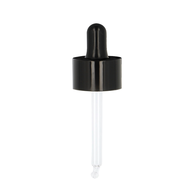 Smooth Wall Gloss Black 29 Double Wall Pipette Dropper