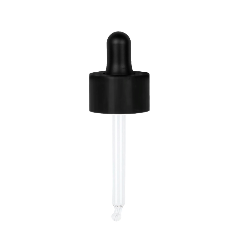 Smooth Wall Matt Black 29 Double Wall Pipette Dropper