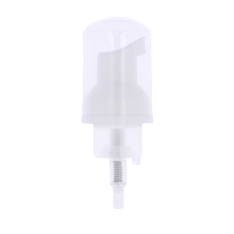 Smooth Wall White Platinum Mini Foam Pump, cl overcap 0.4ml