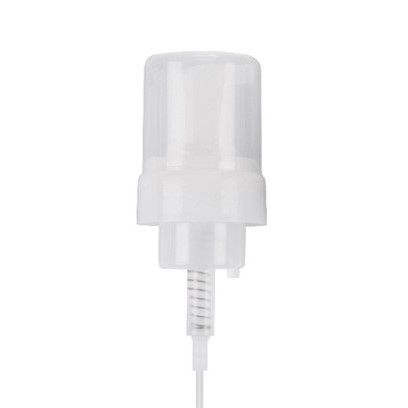 Smooth Wall Natural Foam Pump, cl overcap