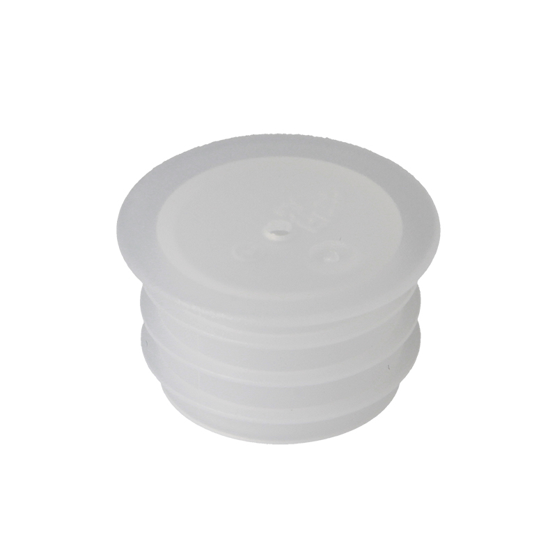 Ribbed Natural LDPE Single Hole Plug Insert 2mm Orifice