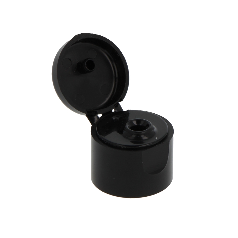 Smooth Wall Black PP Flip Top Closure