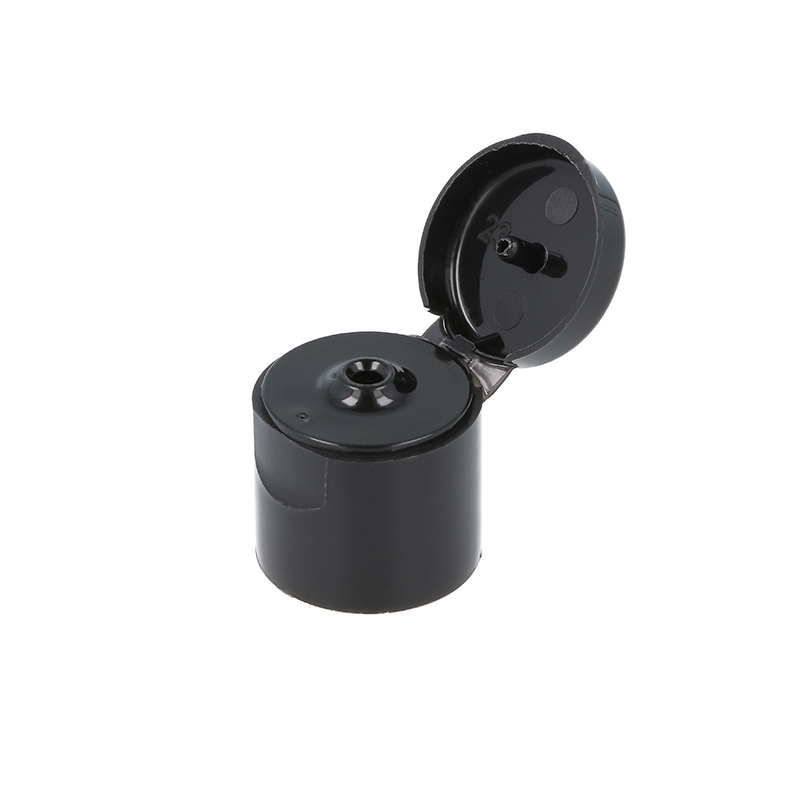 Smooth Wall Black PP Flip Top Closure