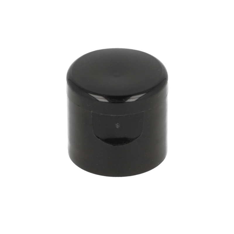 Smooth Wall Black PP Flip Top Closure