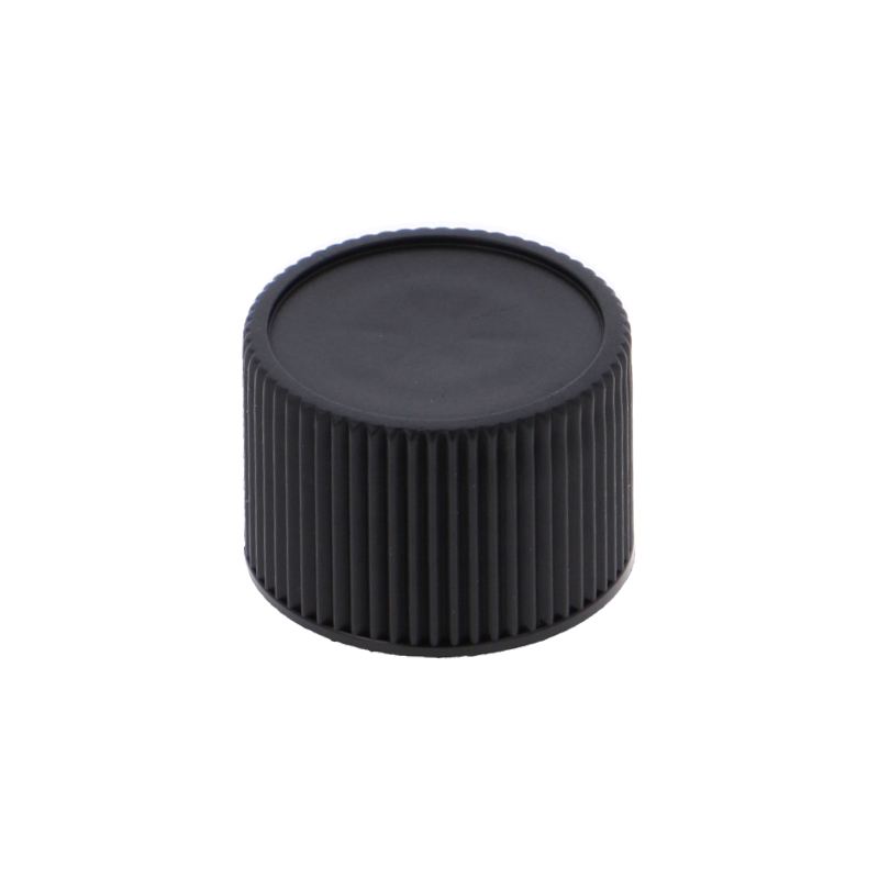 Ribbed Black PP Screw Closure Heavy (Suitable for HDPE Bottles Only)