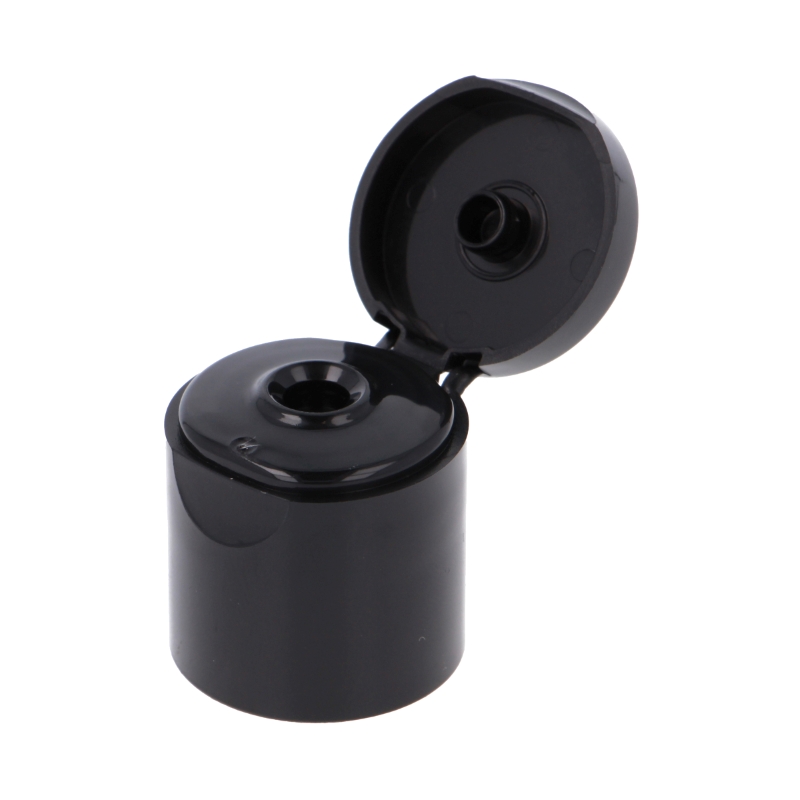 Smooth Wall Black PP Flip Top Closure