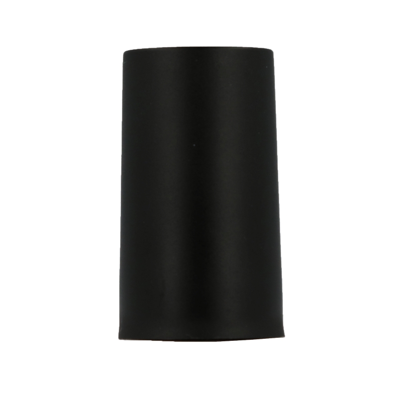 Smooth Wall Matt Black PP Overcap for selected GL18 finger sprays and treatment pumps (47mm height)