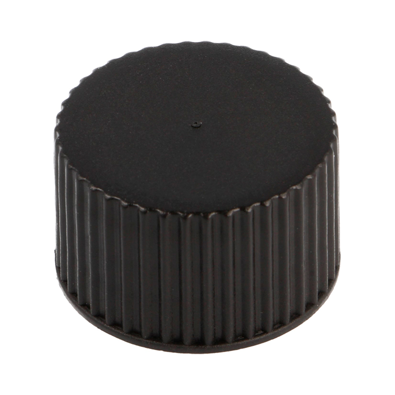 Ribbed Black PP Screw Closure (Suitable for PET Bottles Only)