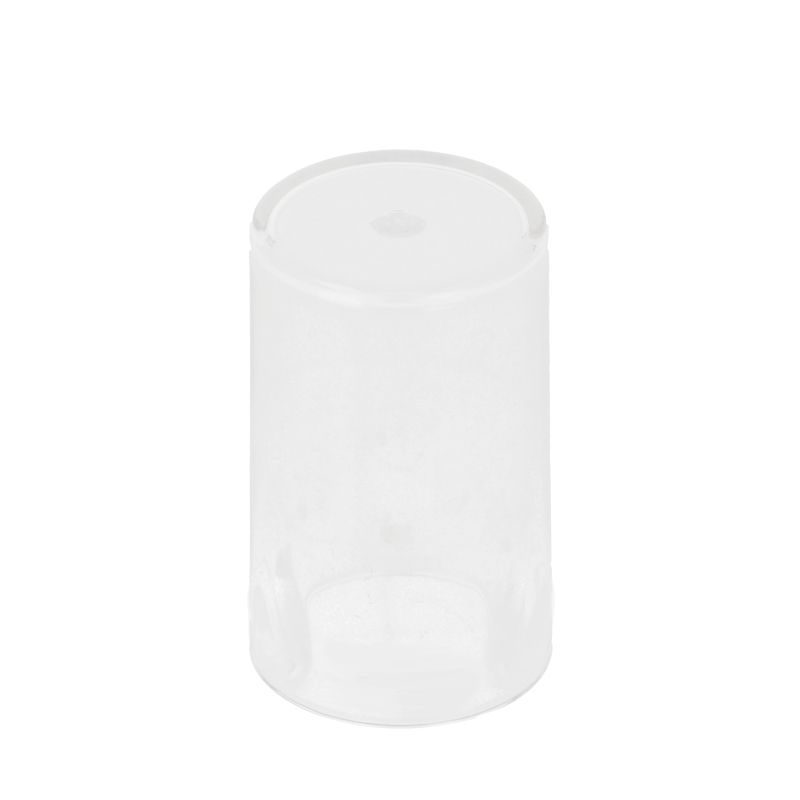 Smooth Wall Clear PET Full Overcap (45mm height)