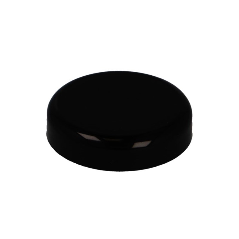 Smooth Wall Black PP Domed Wadless lid for HJC5C