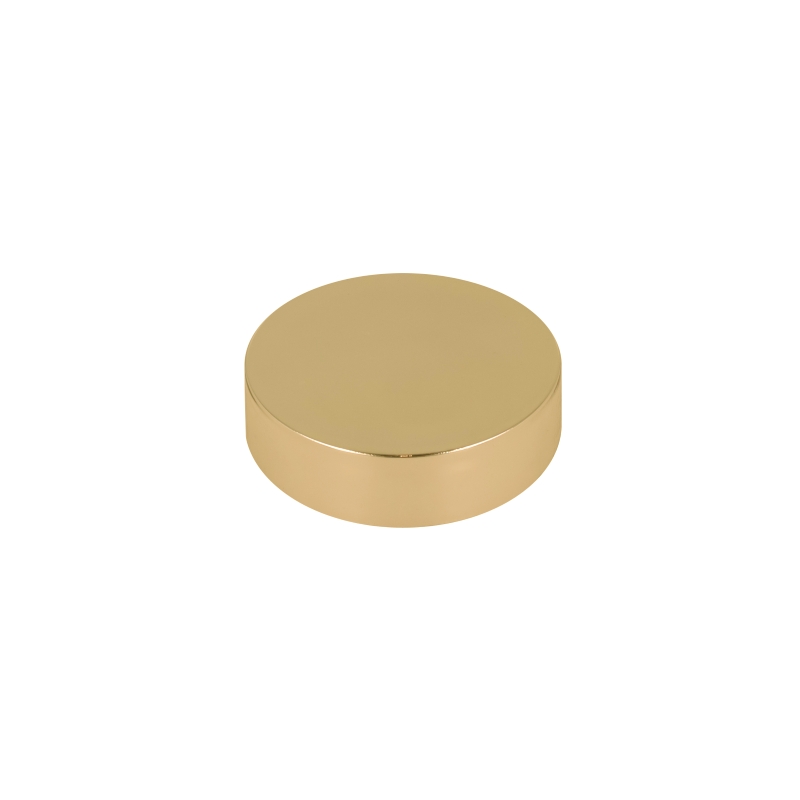 Smooth Wall Gloss Gold PP Deep Closure, Metallised