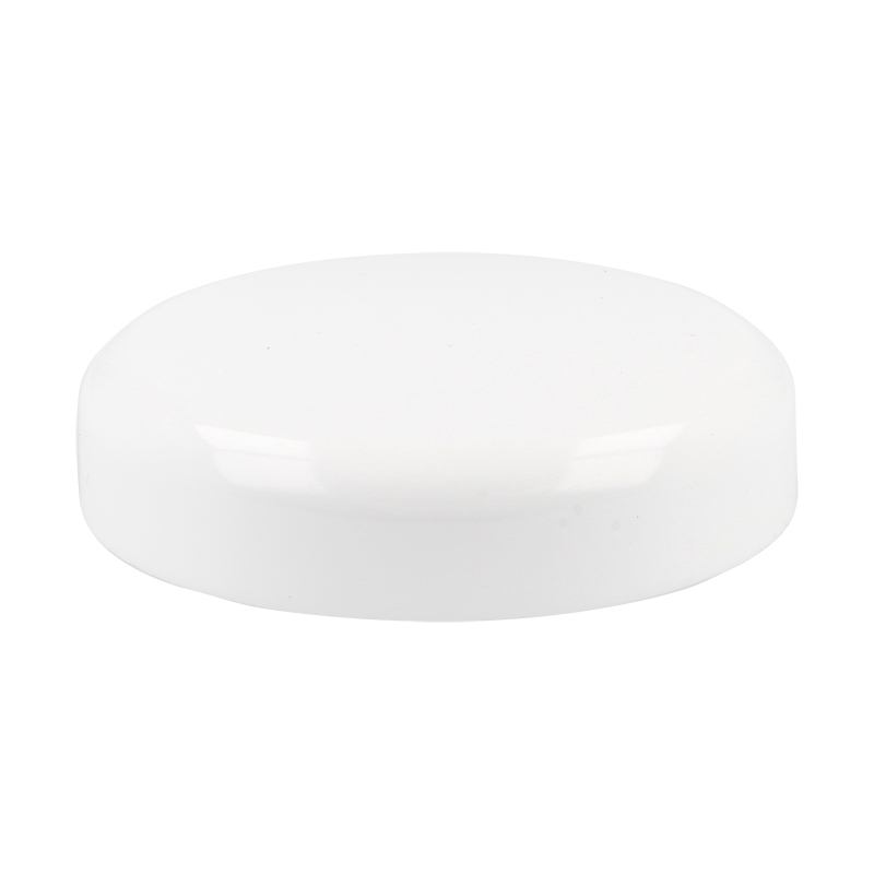 Smooth Wall White SAN Domed Lid