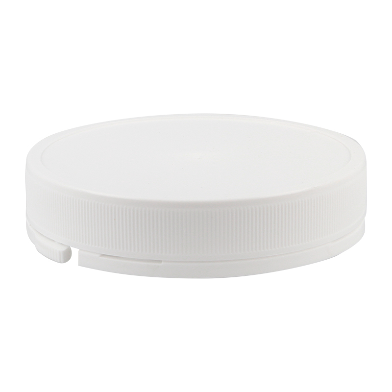 Ribbed White HDPE Twist-off Tamper Evident Screw Closure