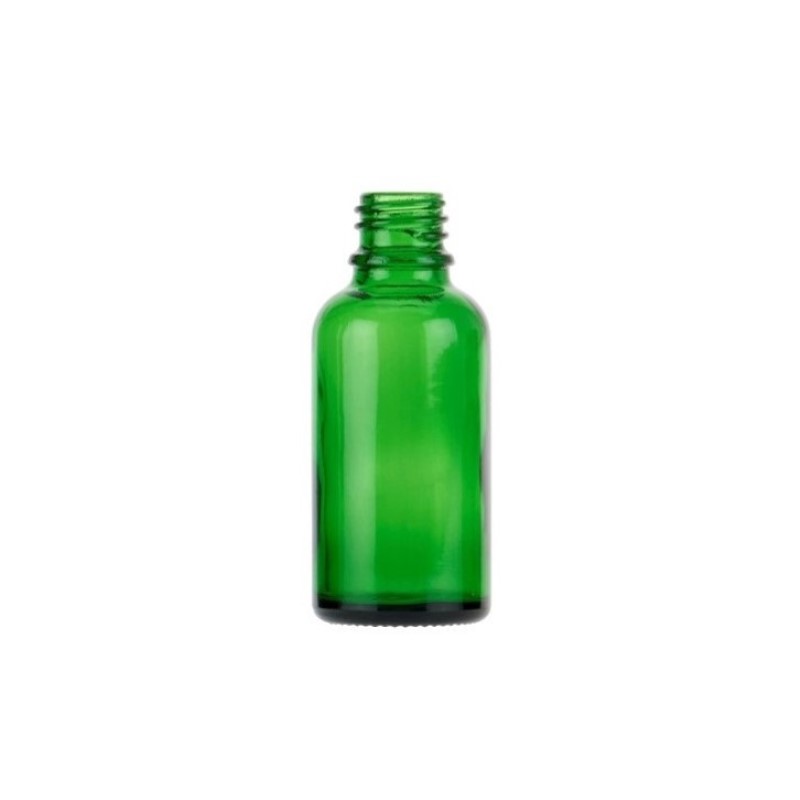 Green Glass Aura Dropper Bottle