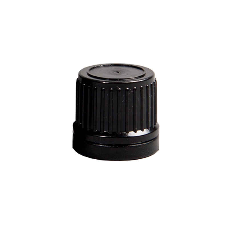 Ribbed Black HDPE Tamper Evident Closure Polycone Lined