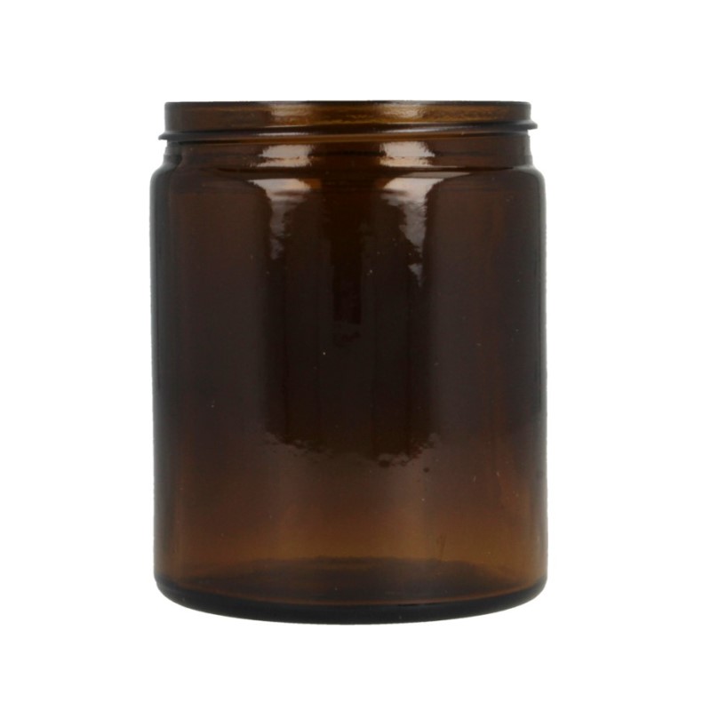 Amber Glass Ointment Jar