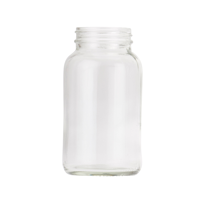 Clear Glass Lightweight Powder Jar
