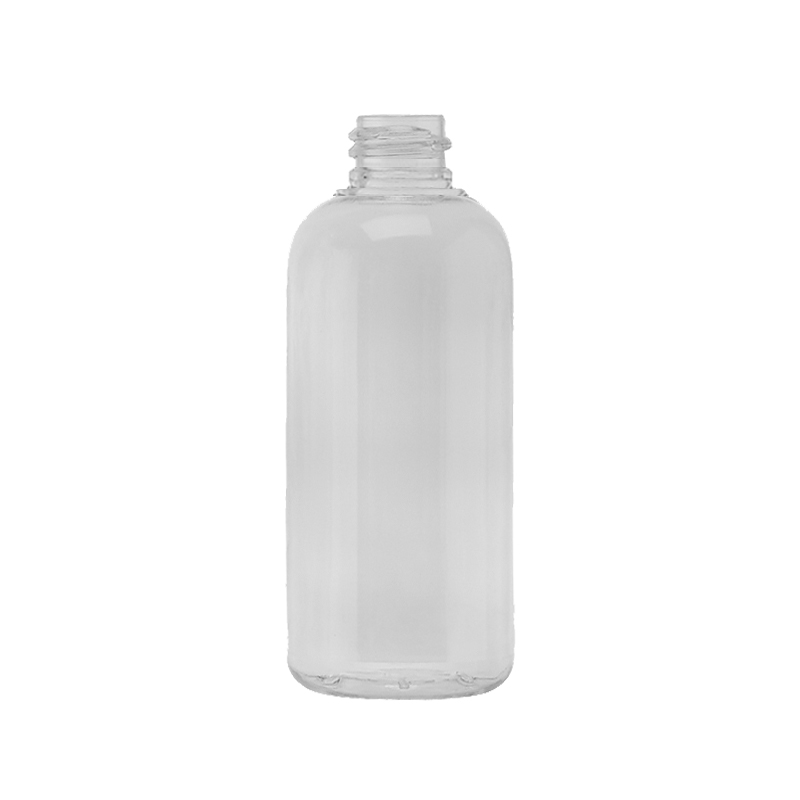 Clear PET Boston Round Bottle PCR30