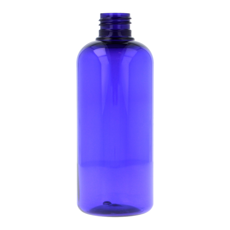 Blue PET Boston Round Bottle (PCR30)