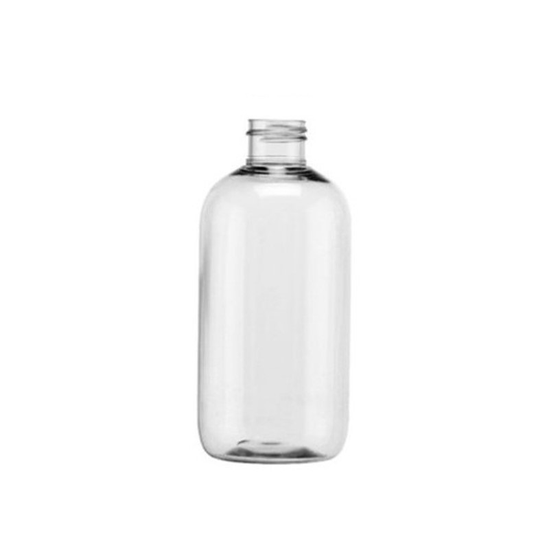 Clear PET Boston Round Bottle