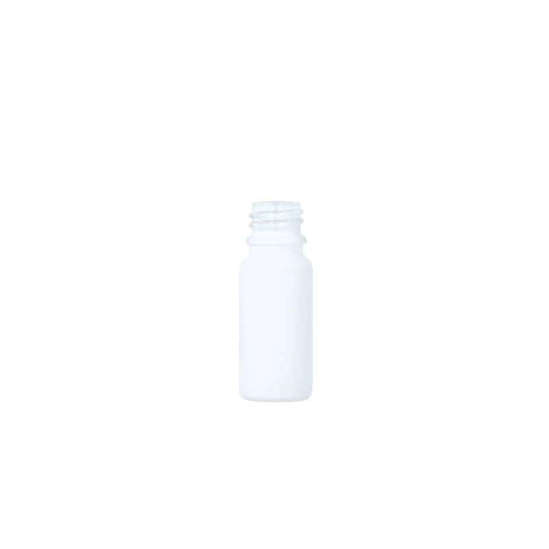 Matt White Glass Centro Dropper Bottle TE Neck, Sprayed