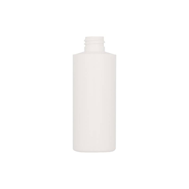White HDPE Cylindrical Round Bottle (PCR30)