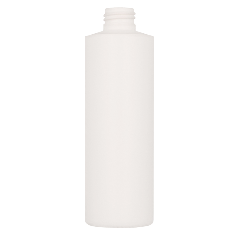 White HDPE Cylindrical Round Bottle (PCR30)