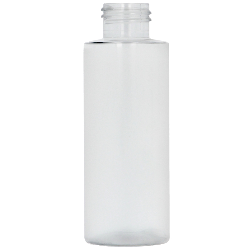 Clear PET Sharp Cylindrical Bottle