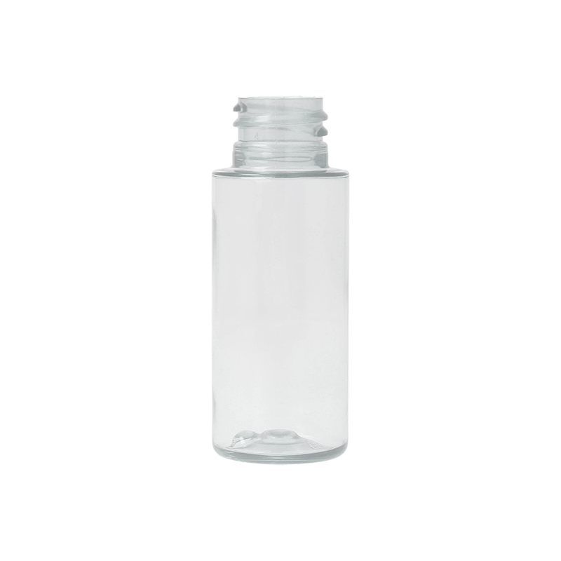 Clear PET Sharp Cylindrical Bottle  (PCR30)