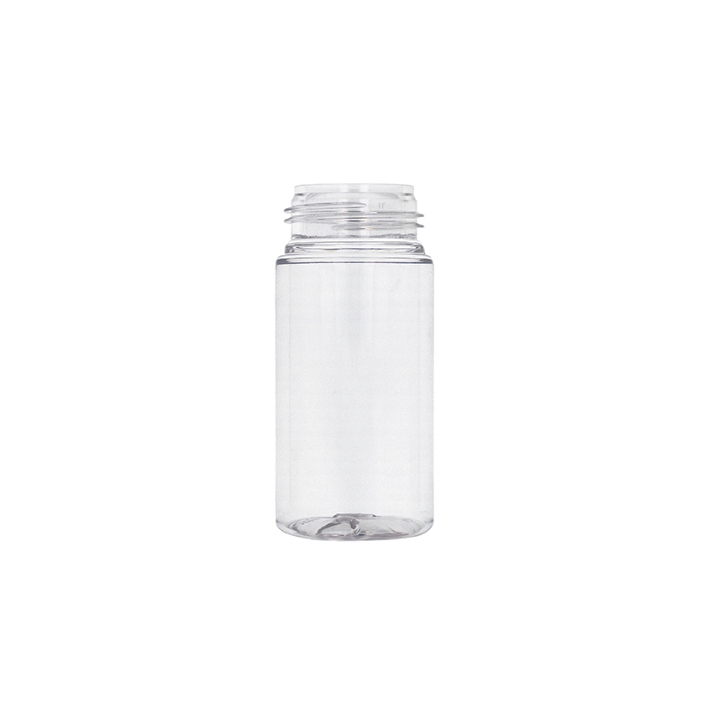 Clear PET Foam Pump Cylindrical Bottle 30% Recycled (PCR30)