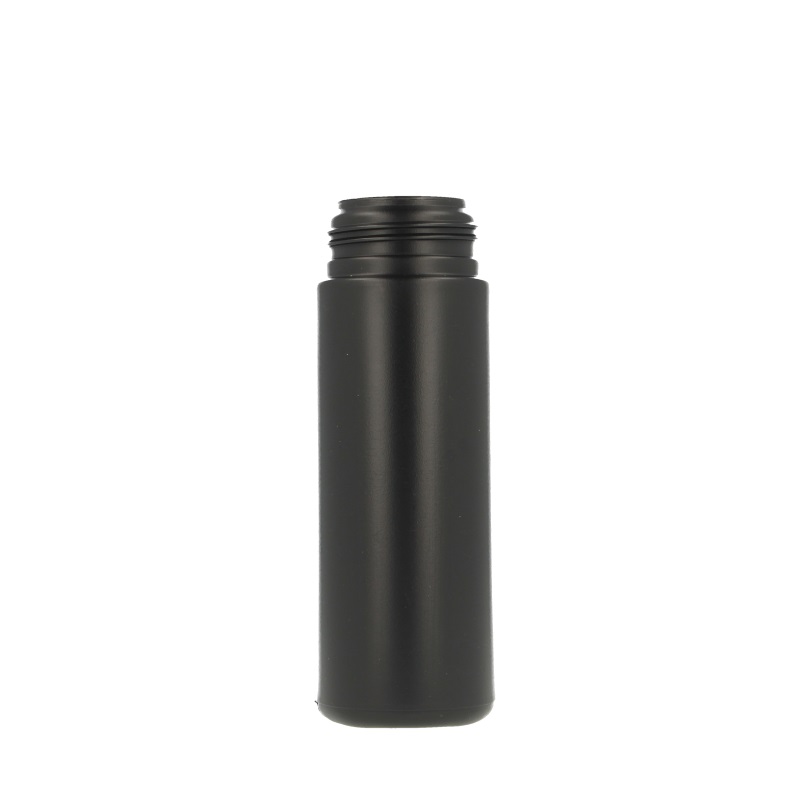 Black HDPE Foamer Pump Cylindrical Bottle (PCR100)