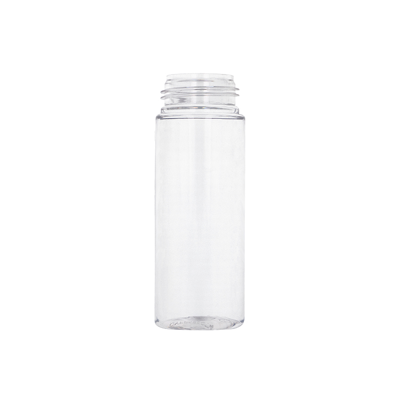 Clear PET Foam Pump Cylindrical Bottle 30% Recycled (PCR30)