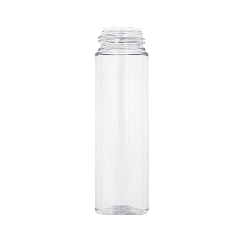 Clear PET Foam Pump Cylindrical Bottle 30% Recycled (PCR30)