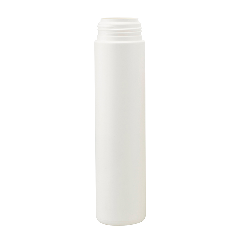 White HDPE Foam Pump Cylindrical Bottle