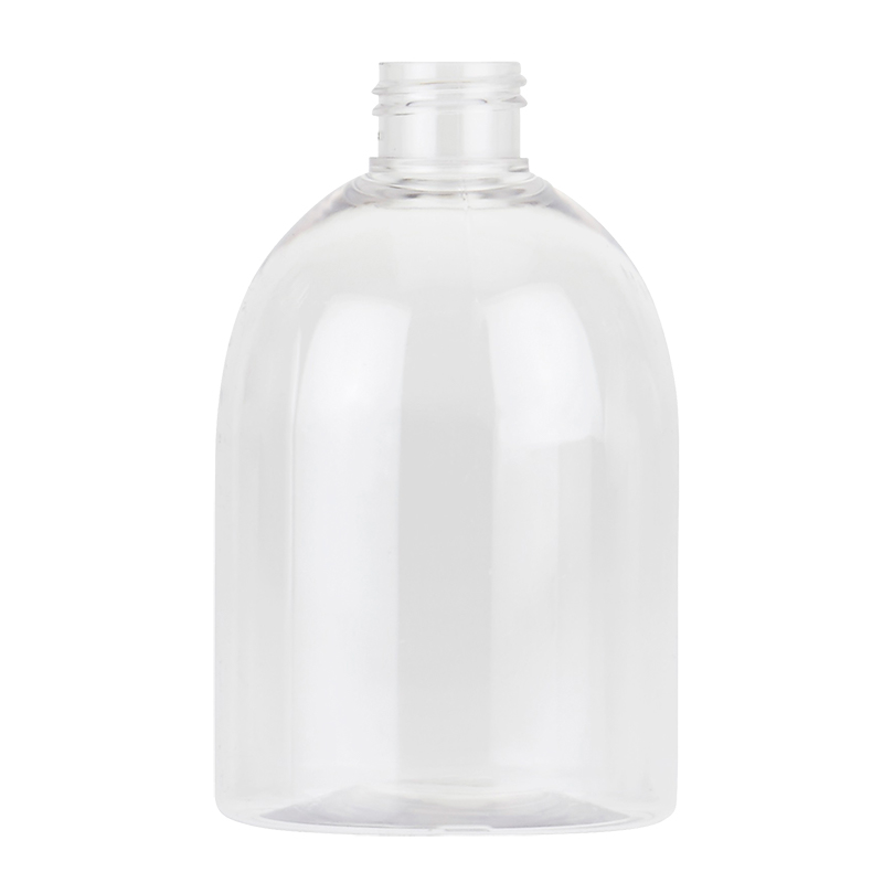 Clear PET Dumpy Boston Round Bottle