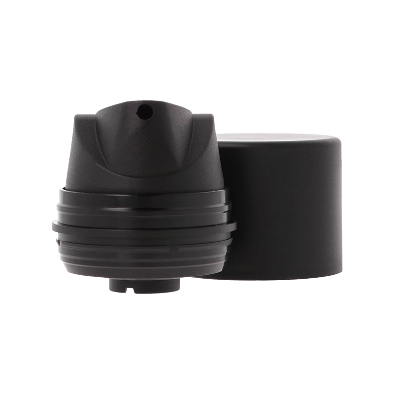Matt Black Evoke All Plastic Airless Pump w/ Matt Black PP Overcap
