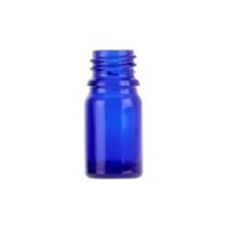 Blue Glass Echo Dropper Bottle