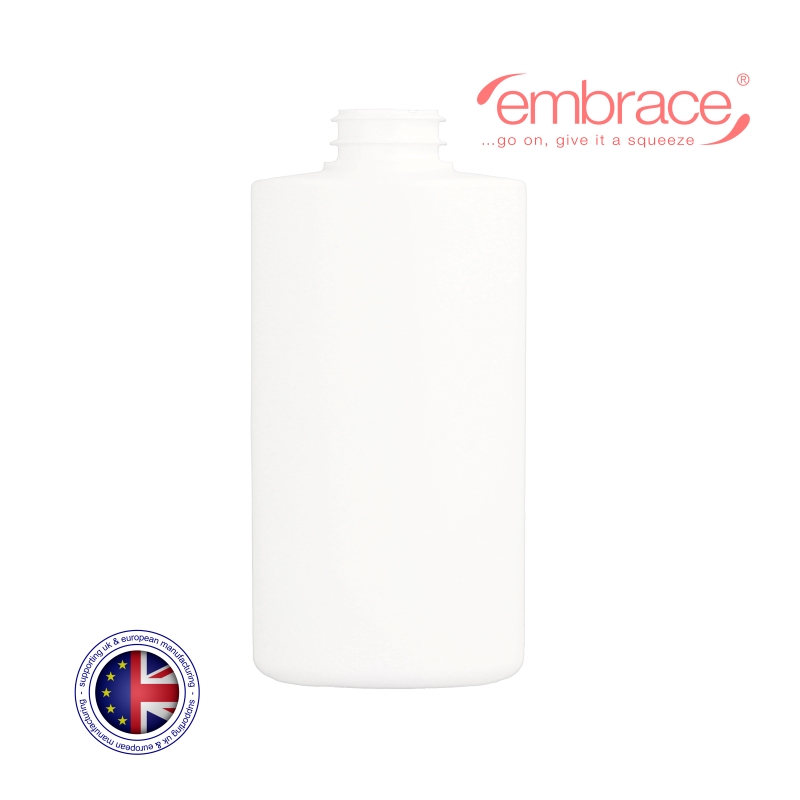 White PP Embrace Foamer Oval Bottle