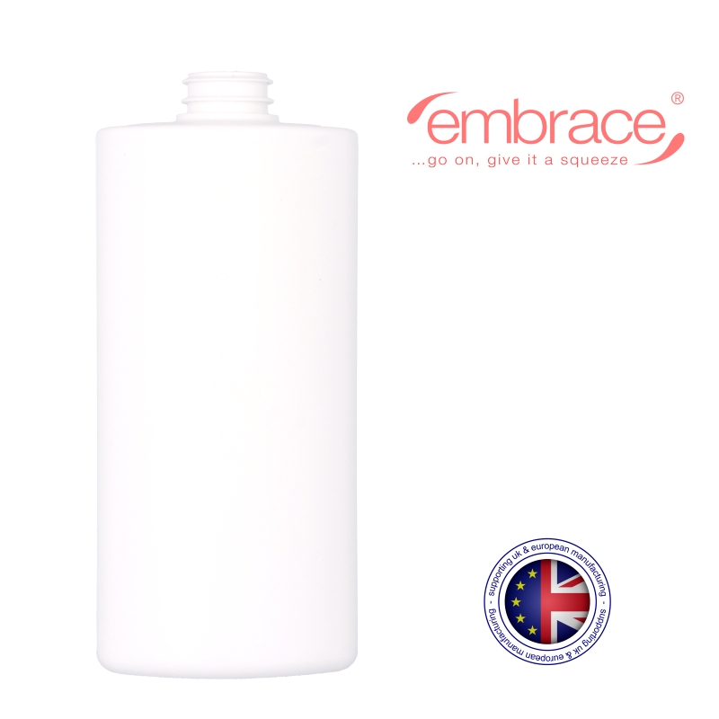 White PP Embrace Foamer Oval Bottle