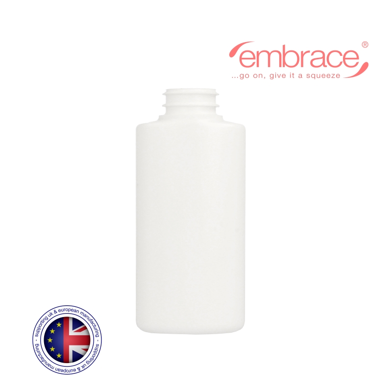 White PP Embrace Foamer Oval Bottle