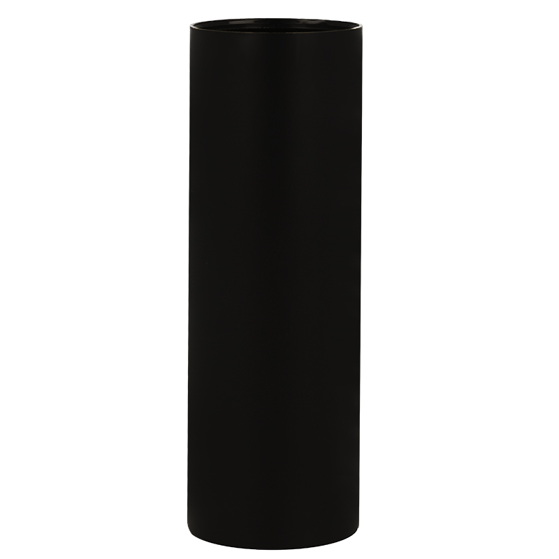 Matt Black PP Round All Plastic Evoke Airless Bottle Assembly