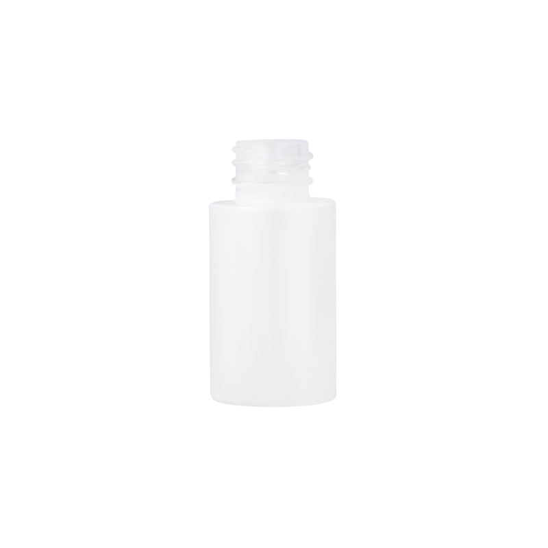 Matt White Glass Mallaig Premium Cylindrical Bottle, Sprayed