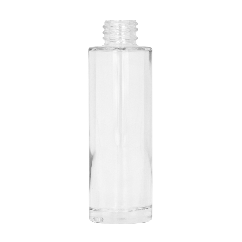 Clear Glass Mallaig Premium Cylindrical Bottle
