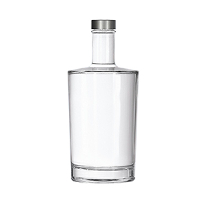 Clear Glass Neos Bottle Screw Neck