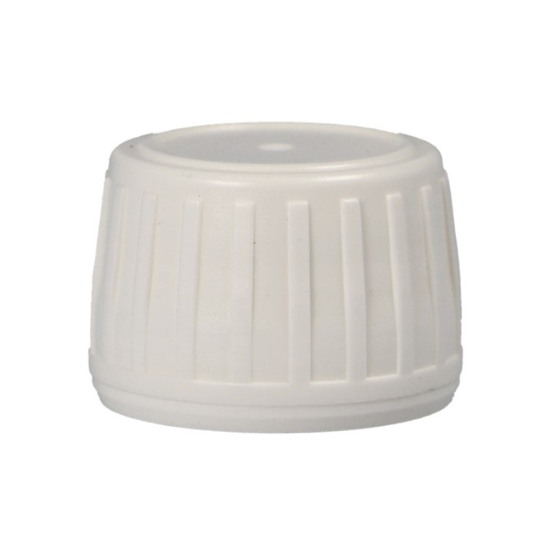 Ribbed White Tamper Evident Boreseal Closure