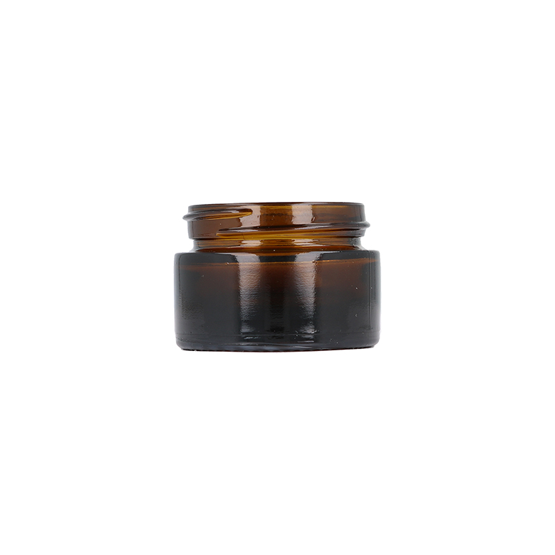 Amber Glass Round Richmond Jar