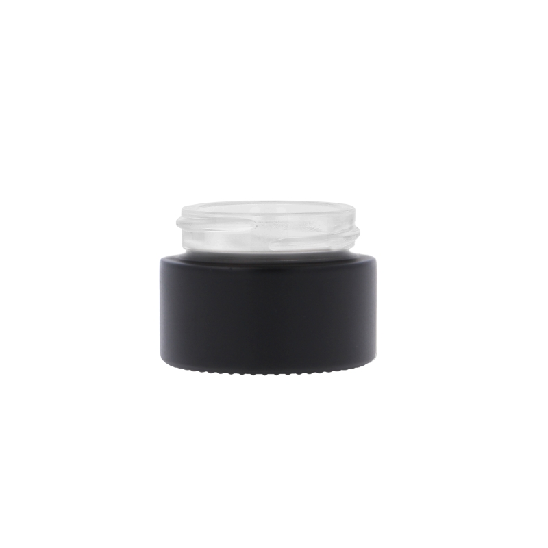 Matt Black Glass Round Richmond Jar
