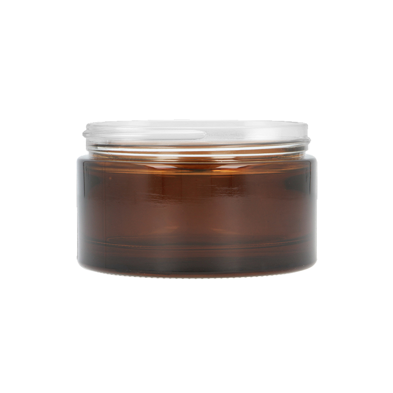 Amber Glass Round Richmond Jar
