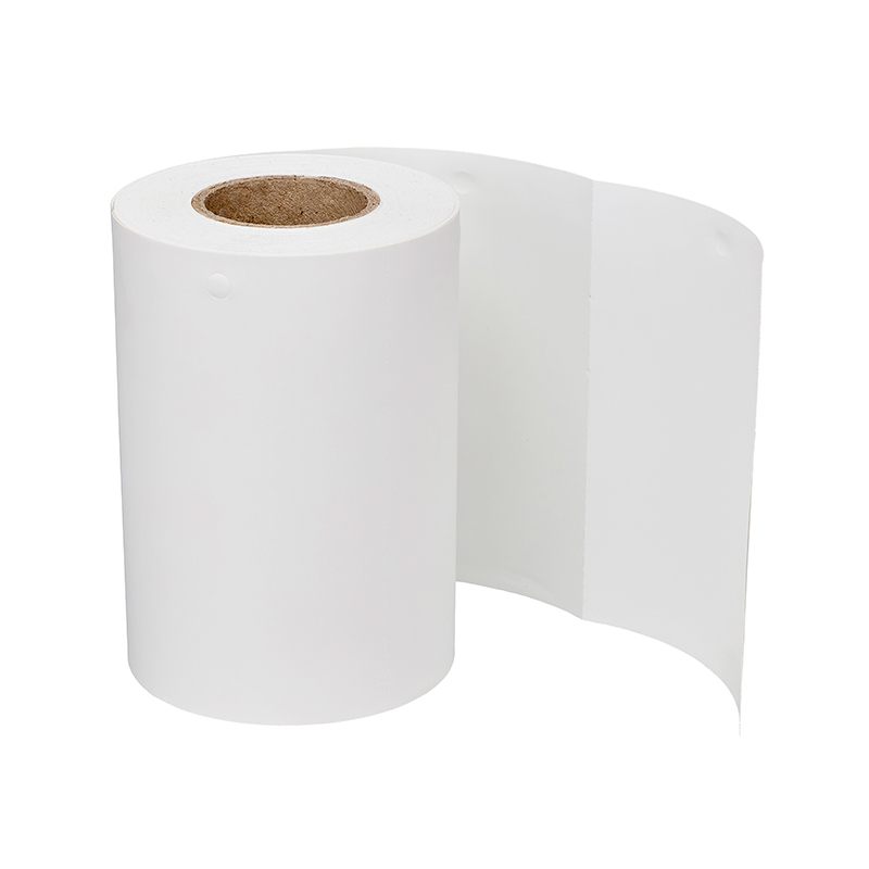 White LDPE Grufty Tag, 180g, Punched, Perforated
